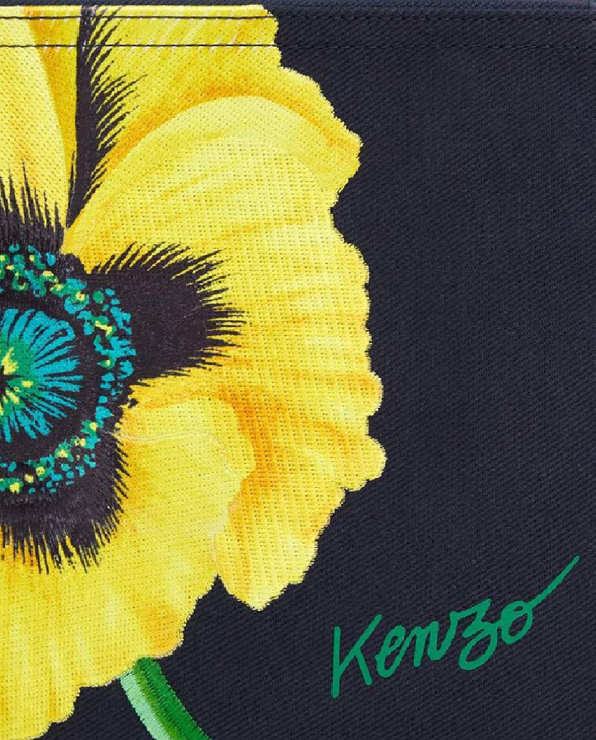 KENZO Темно-синее саше с цветочным мотивом 