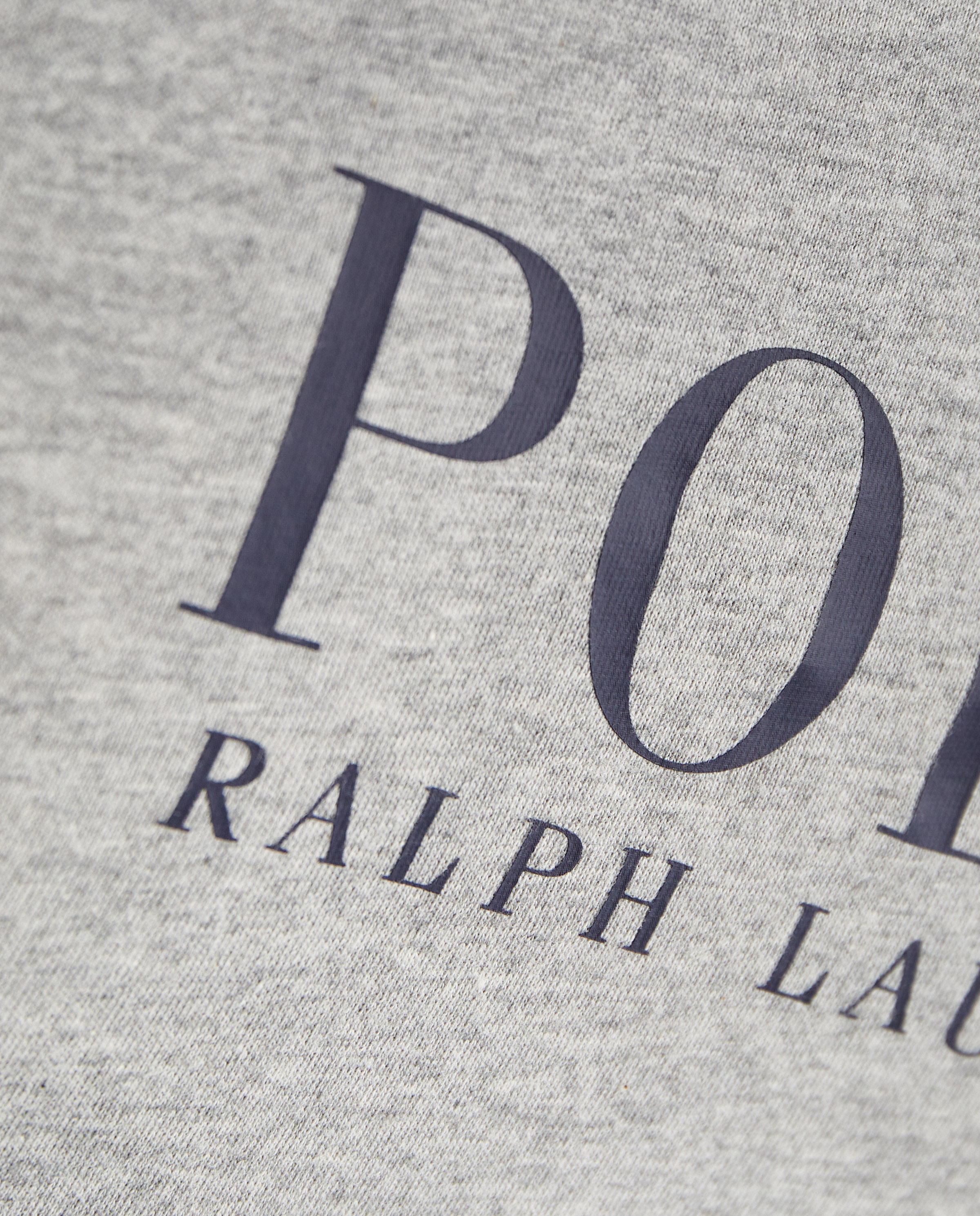 RALPH LAUREN Сіра піжамна сорочка з логотипом