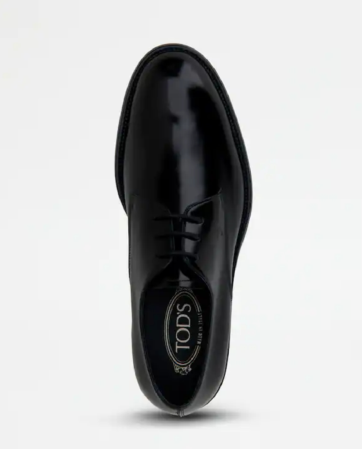 Дербі TOD'S Black з логотипом