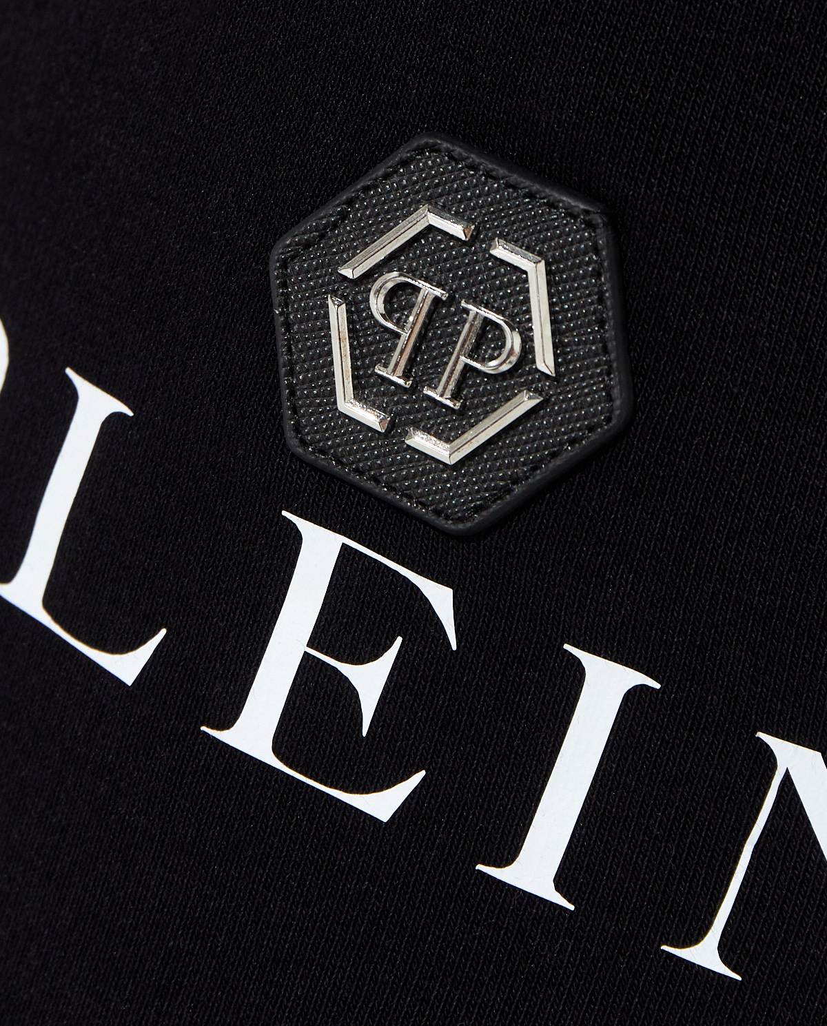 PHILIPP PLEIN Чорні тренувальні шорти з логотипом