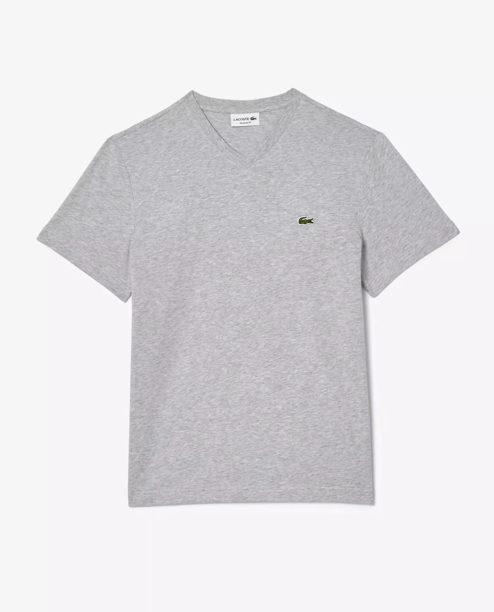 Сіра футболка LACOSTE Regular Fit