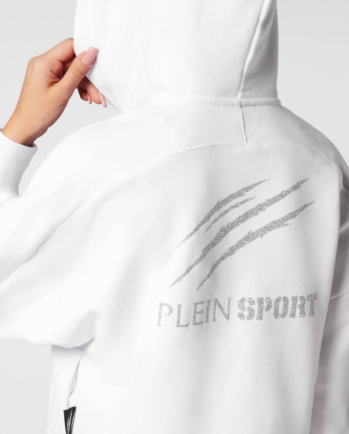 Толстовка PLEIN SPORT White Scratch