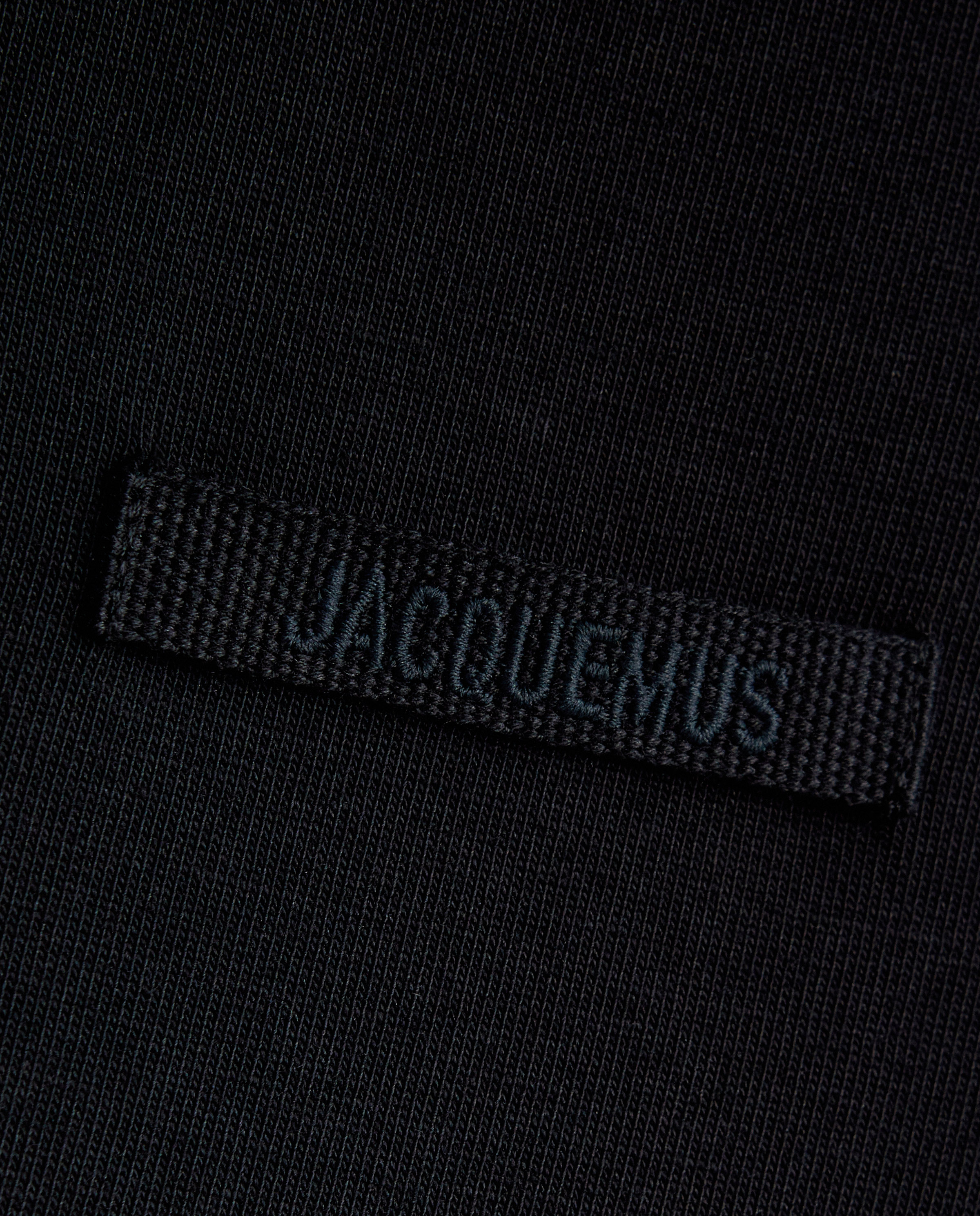 Футболка JACQUEMUS Gros Grain чорного кольору фотографія 5