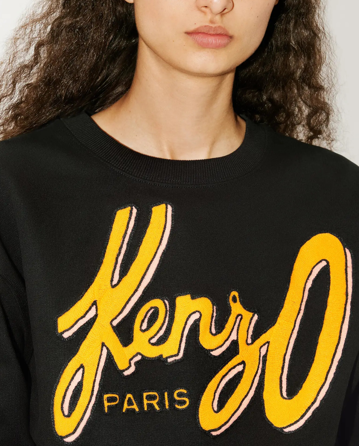 KENZO Черная толстовка с логотипом KENZO ARCHIVE 