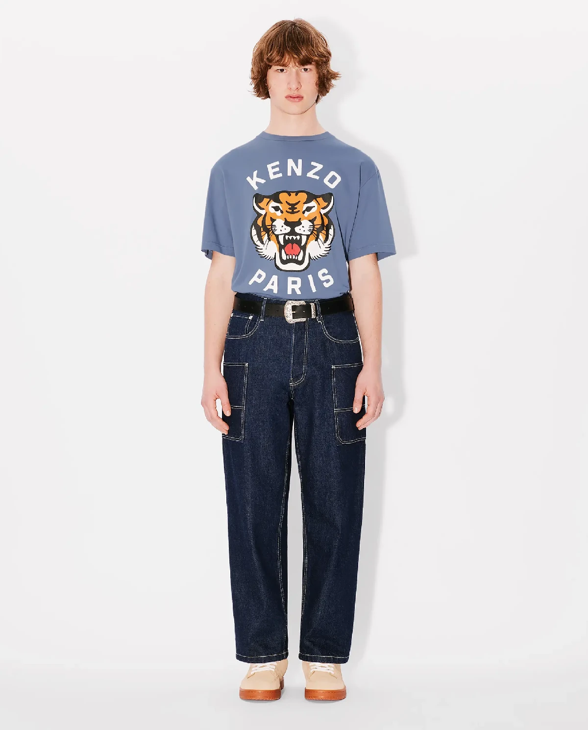 Футболка KENZO Blue Lucky Tiger