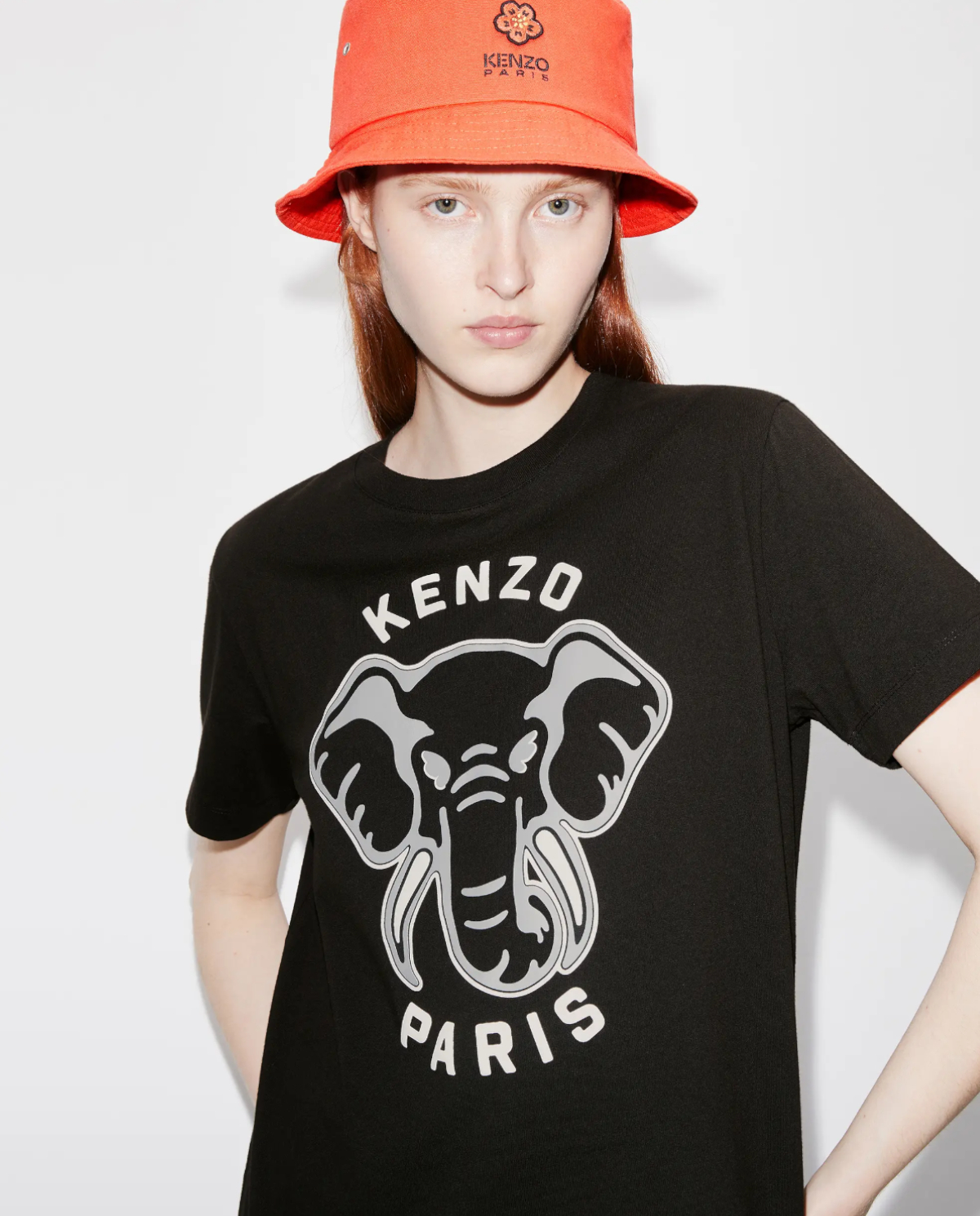 Чорна футболка KENZO Varsity Jungle