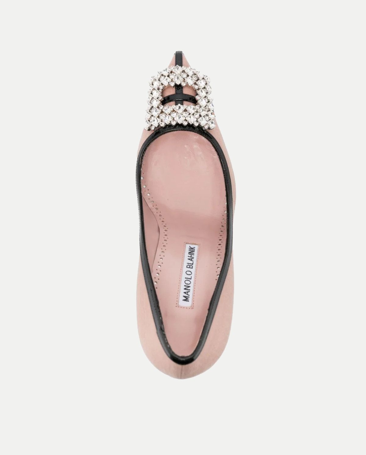 MANOLO BLAHNIK Бежевые шпильки с пряжкой Tuberian