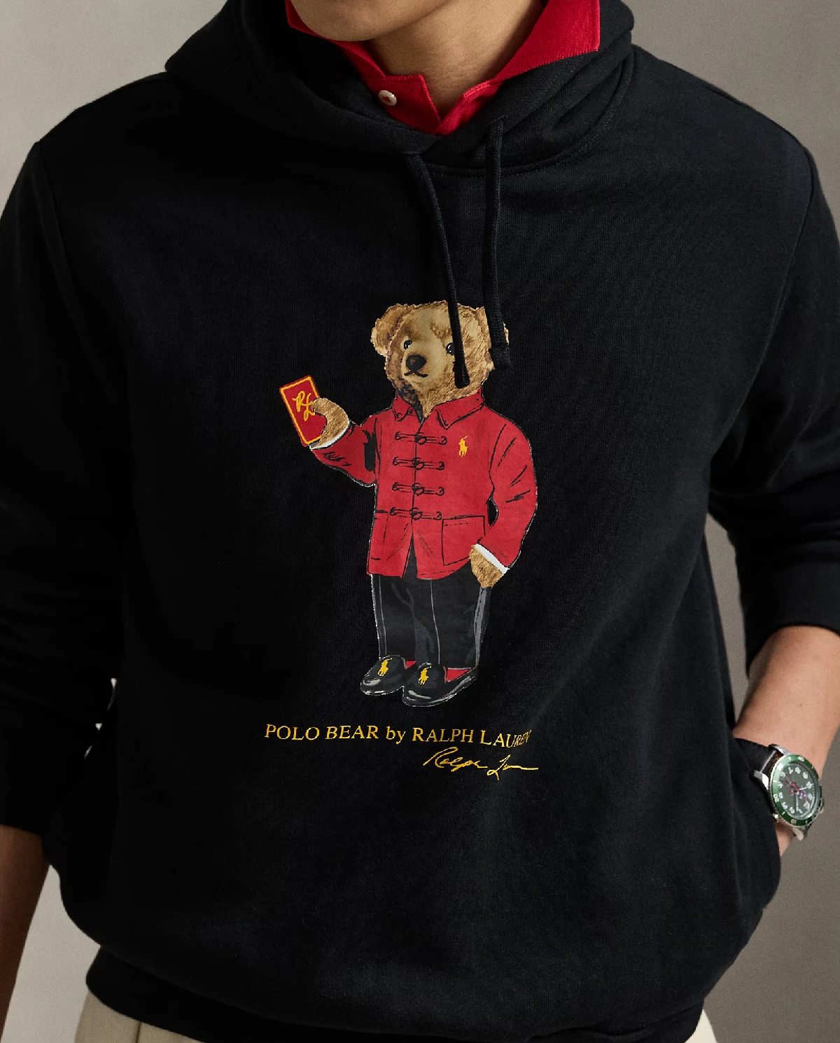 Толстовка RALPH LAUREN Black Polo Bear