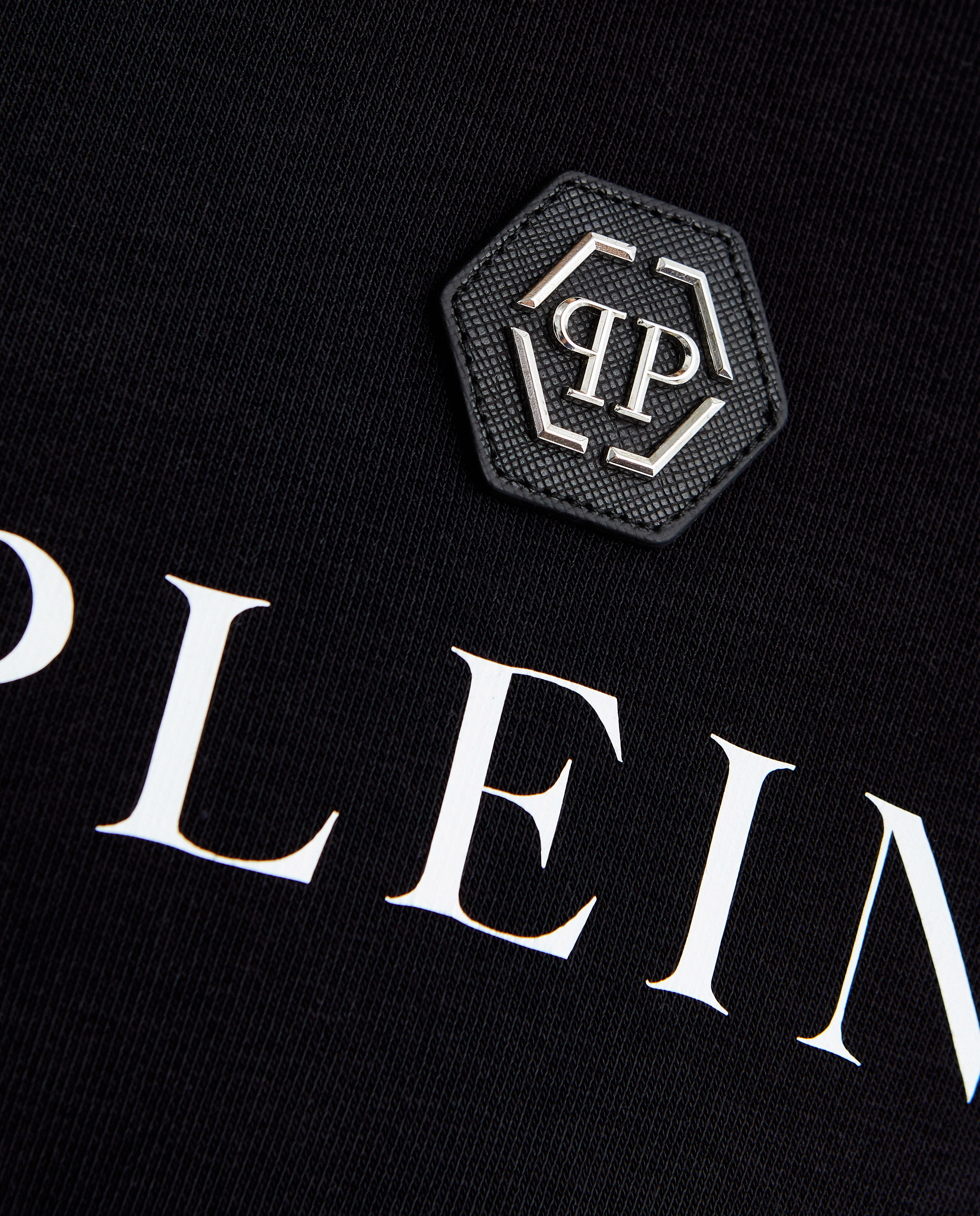 PHILIPP PLEIN Чорна толстовка з логотипом