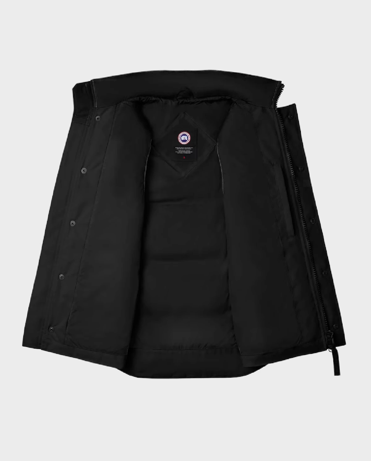 CANADA GOOSE Чорне пухове пальто Garson