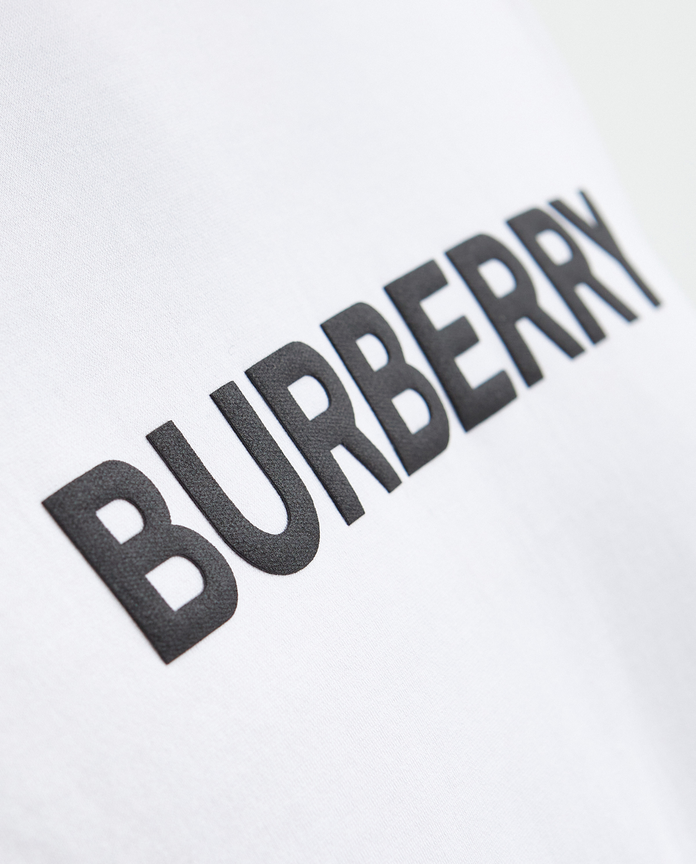 Бавовняна футболка BURBERRY з принтом логотипу