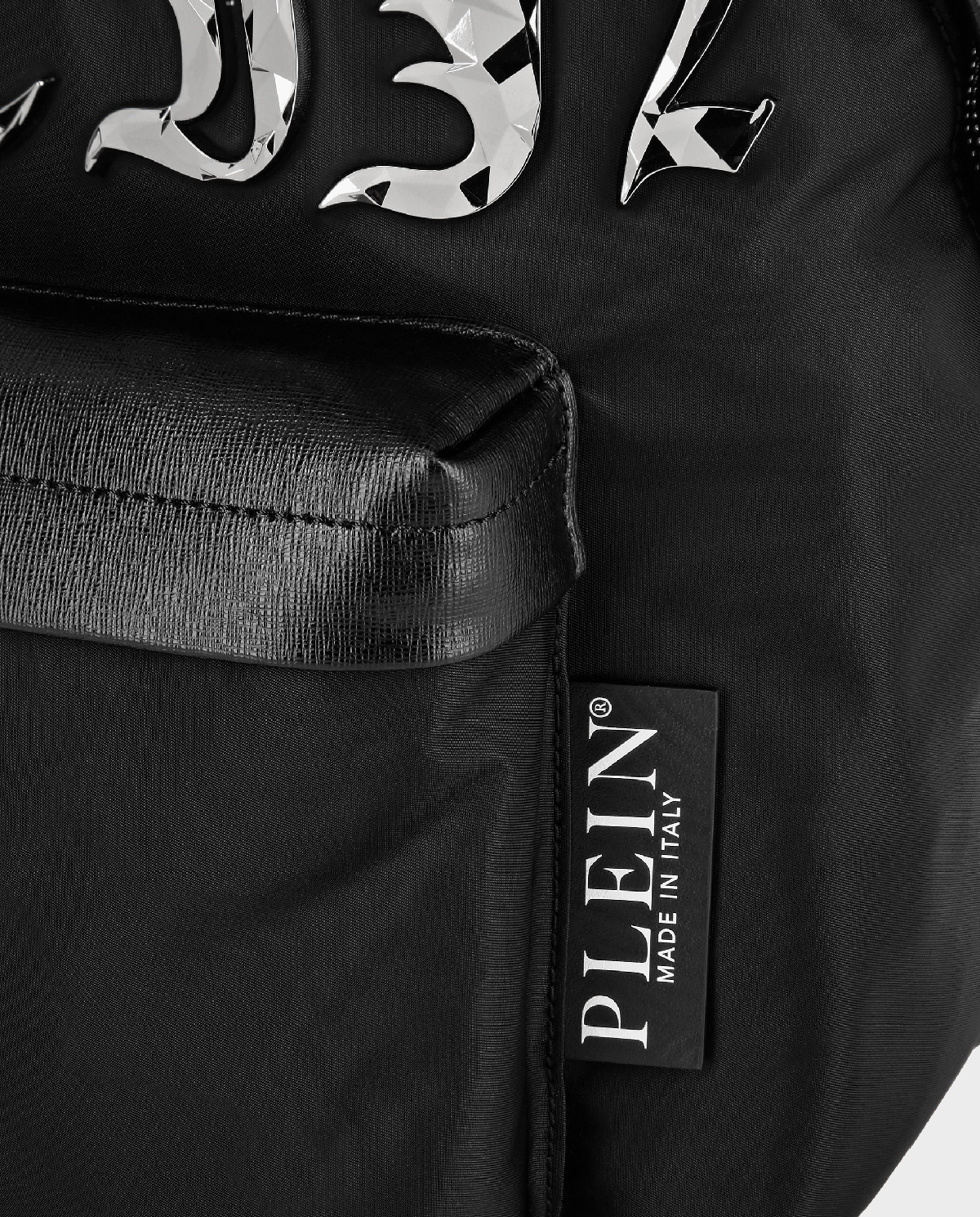 PHILIPP PLEIN Чорний рюкзак з готичним логотипом