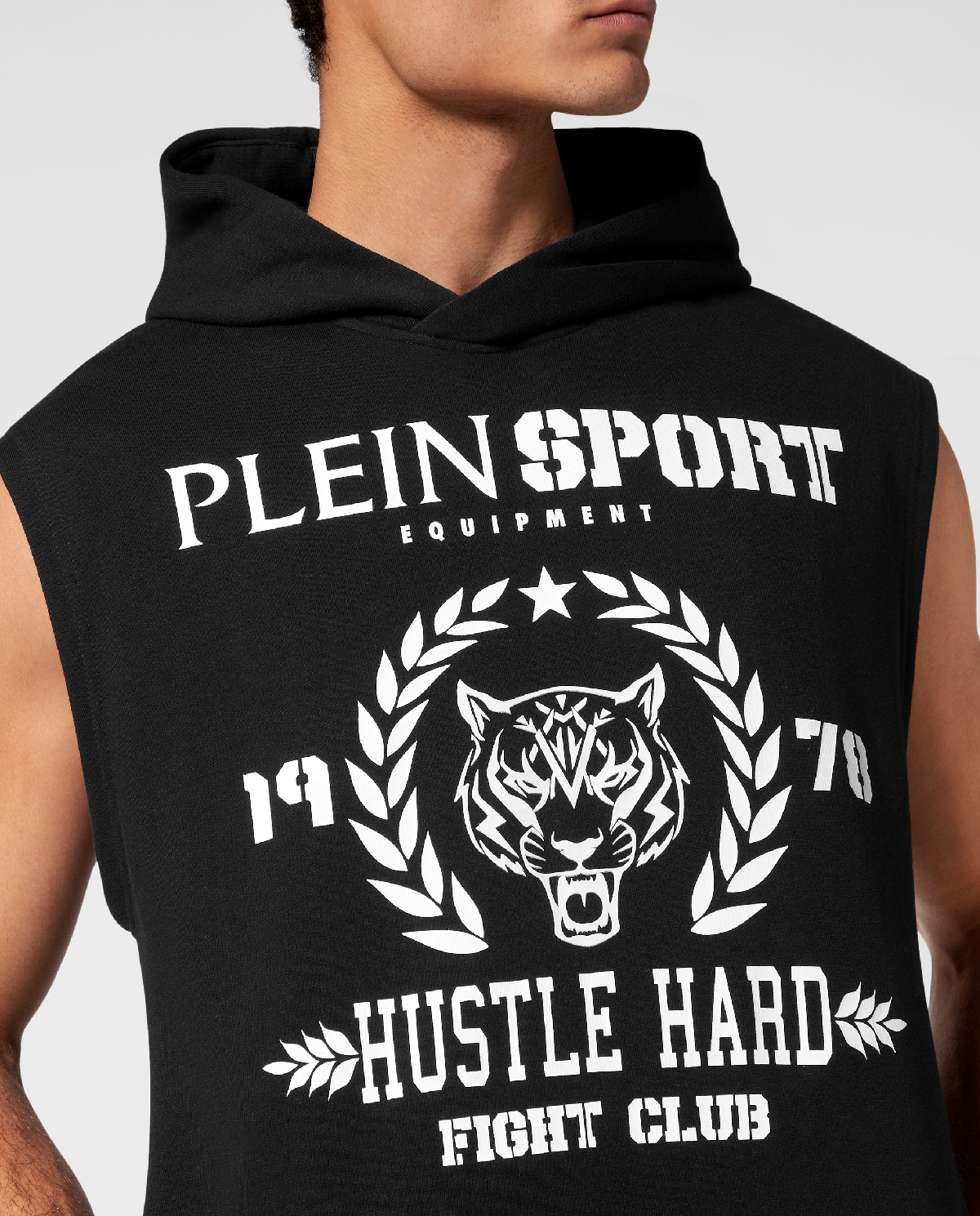 Футболка без рукавів PLEIN SPORT Black Tiger