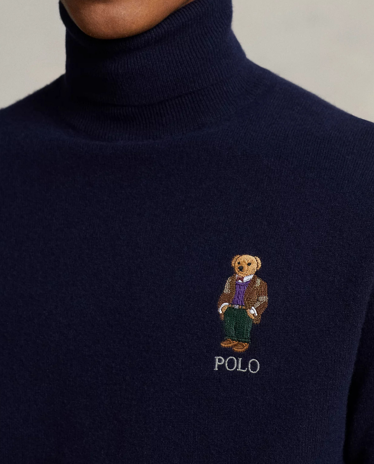 Темно-синие брюки-чино от RALPH LAUREN