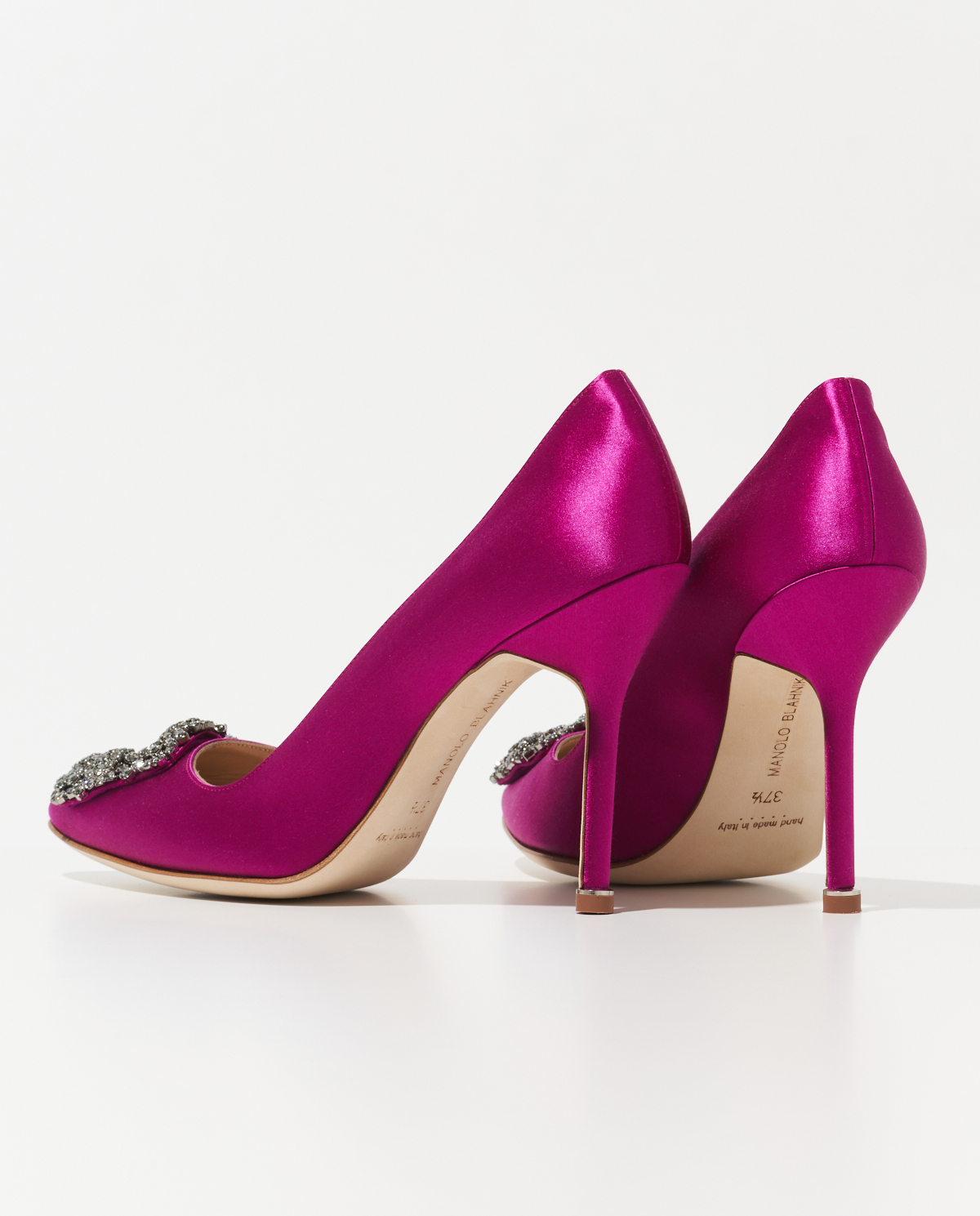 MANOLO BLAHNIK Фіолетові шпильки Hangisi 10,5 см