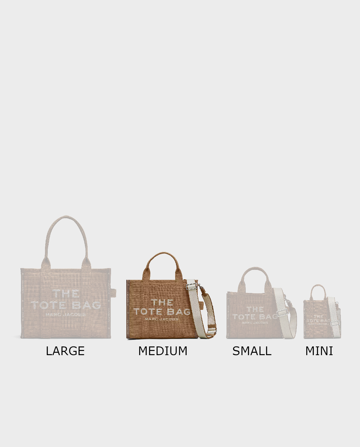 MARC JACOBS Beige The Tote Bag Medium