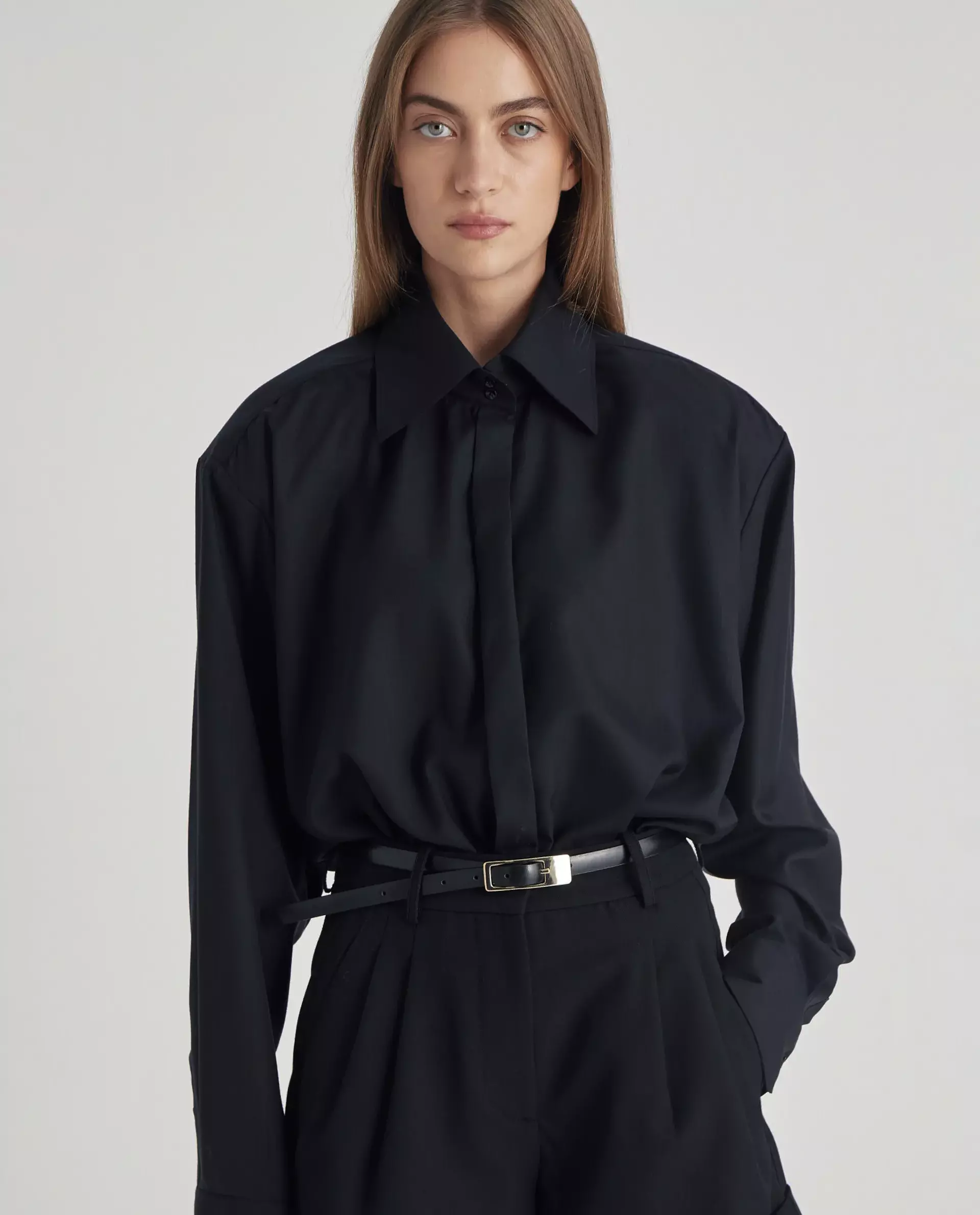 Сорочка для великого хлопчика ONE SHIRT Black Isadora