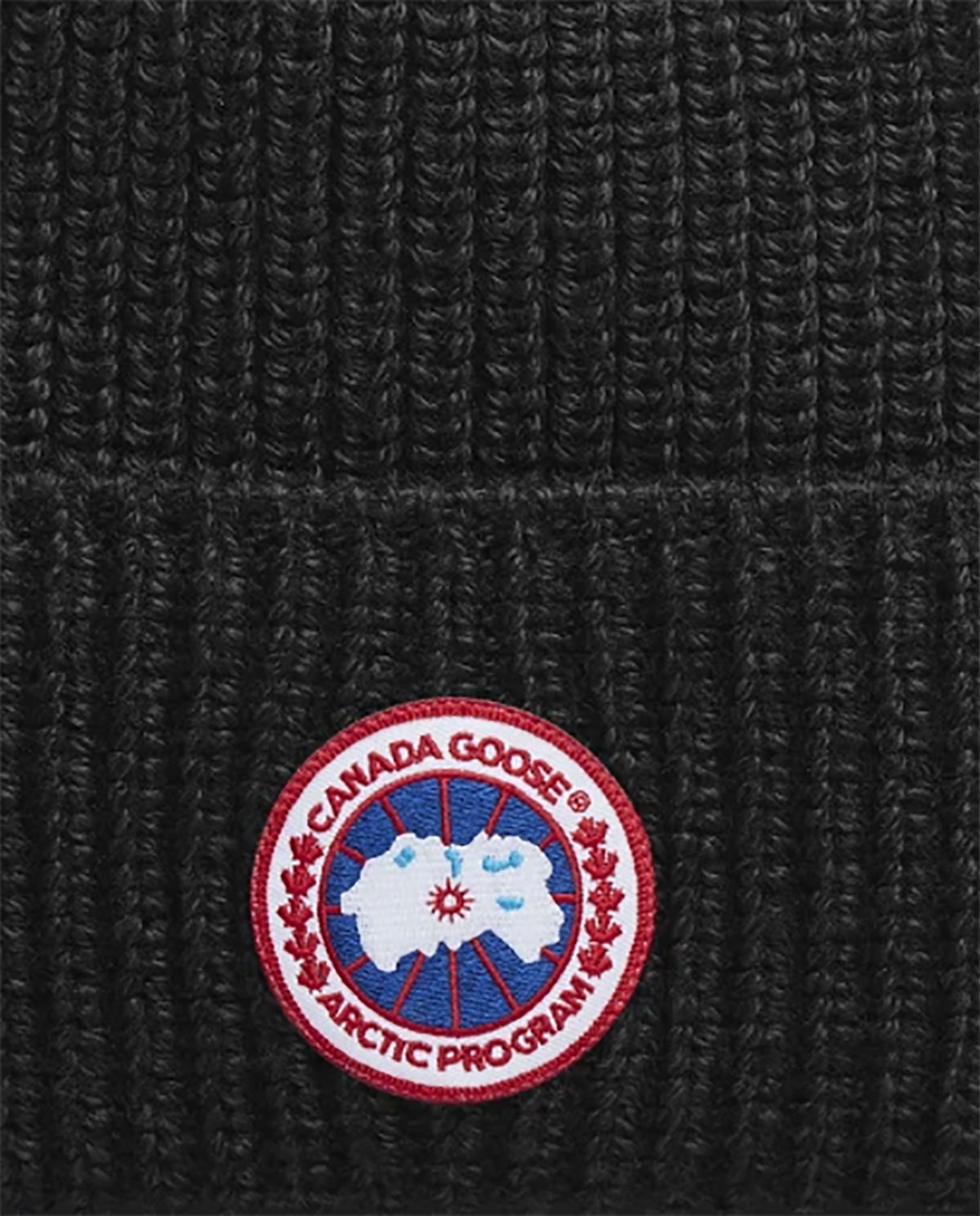 CANADA GOOSE Чорна кепка з логотипом Arctic