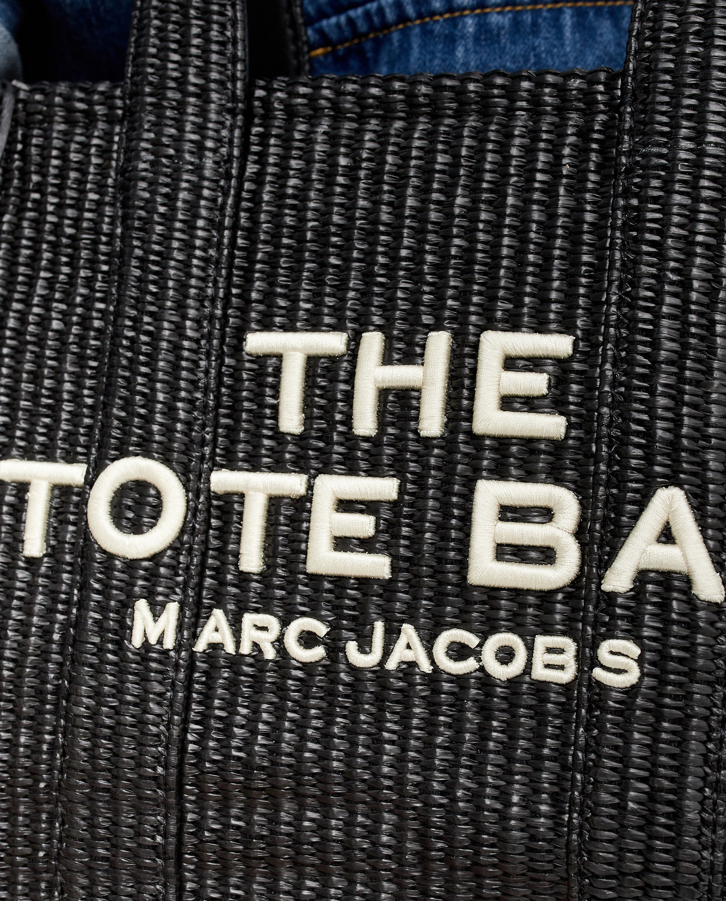 MARC JACOBS Чорна плетена сумка Medium Tote