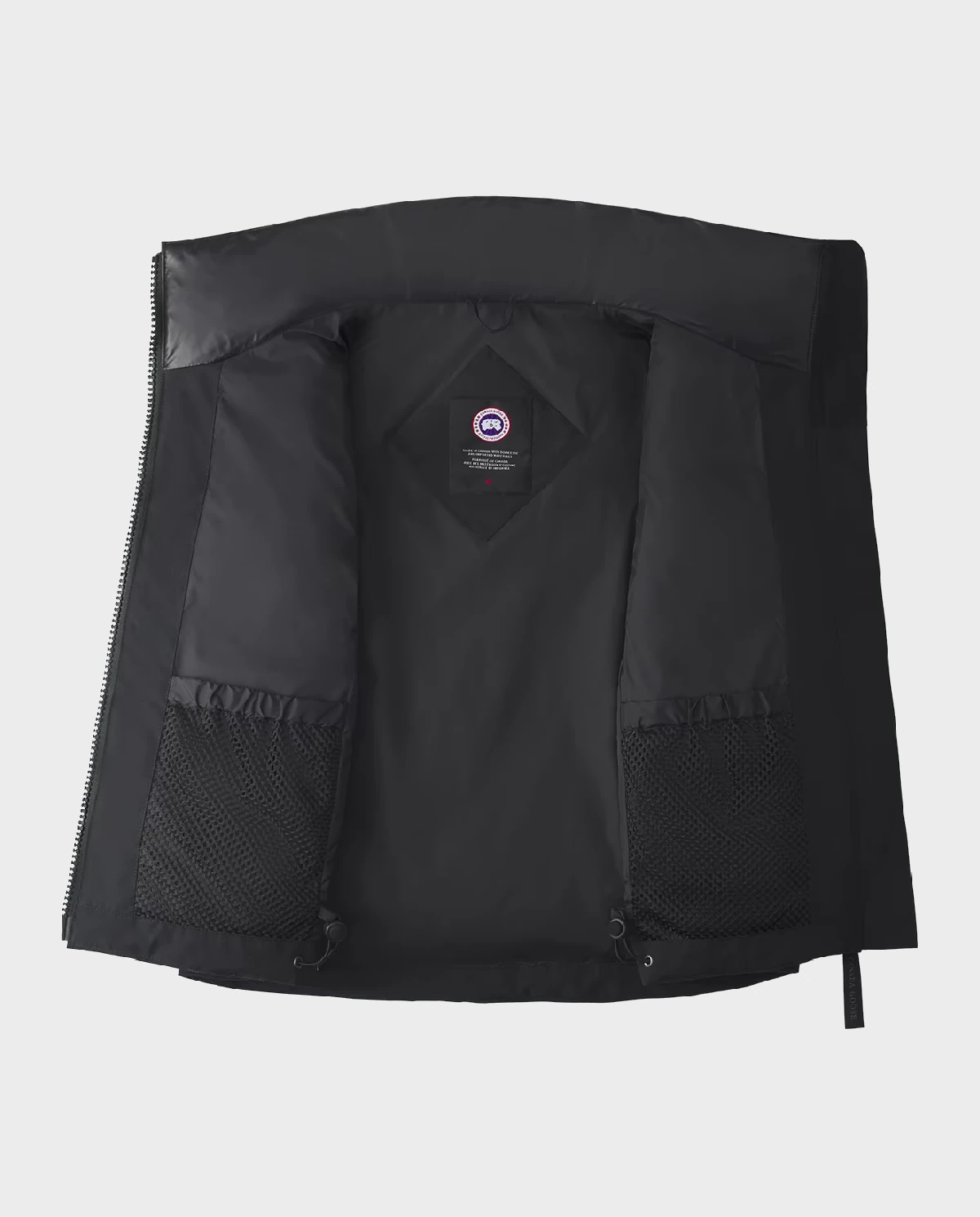 CANADA GOOSE Чорна пухова жилетка Grandview