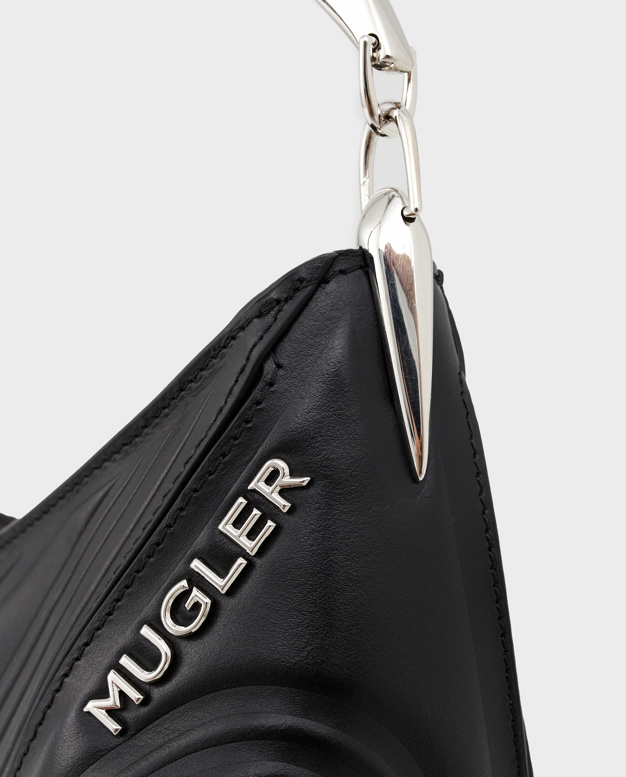 Шкіряна сумка MUGLER Mini Spiral Embossed