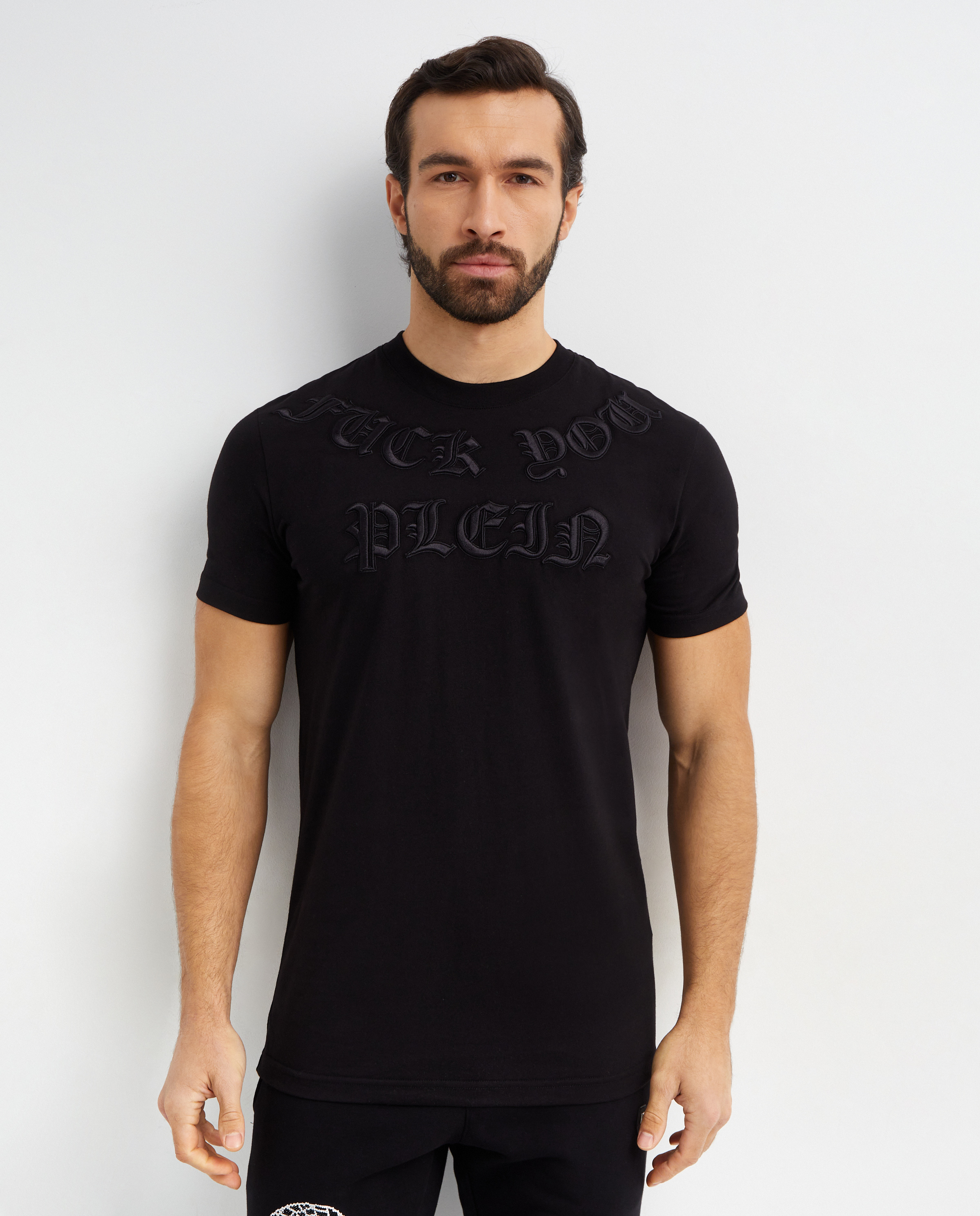 Готическая футболка PHILIPP PLEIN Black SS