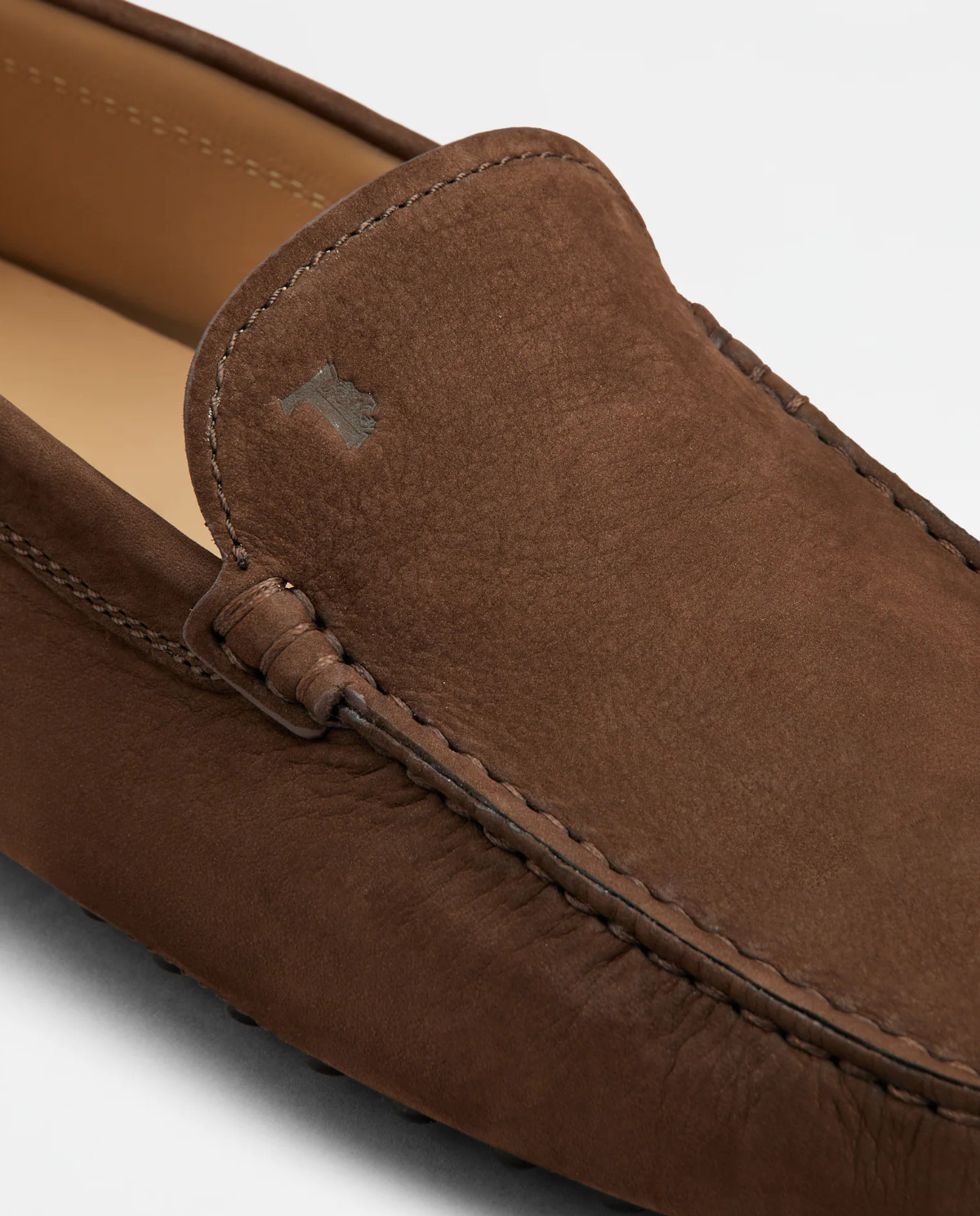 Коричневі мокасини TOD'S Gommino Driving moccasins