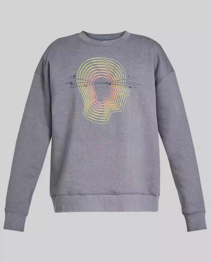 Толстовка ROBERT KUPISZ Grey Revolution Signature Sweatshirt 