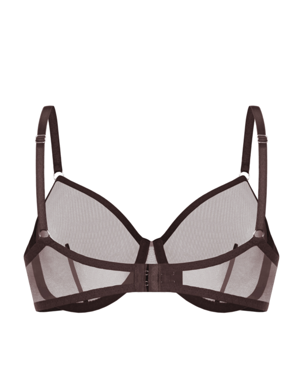 Бюстгальтер из сетки ZHILYOVA LINGERIE Brown Ocean