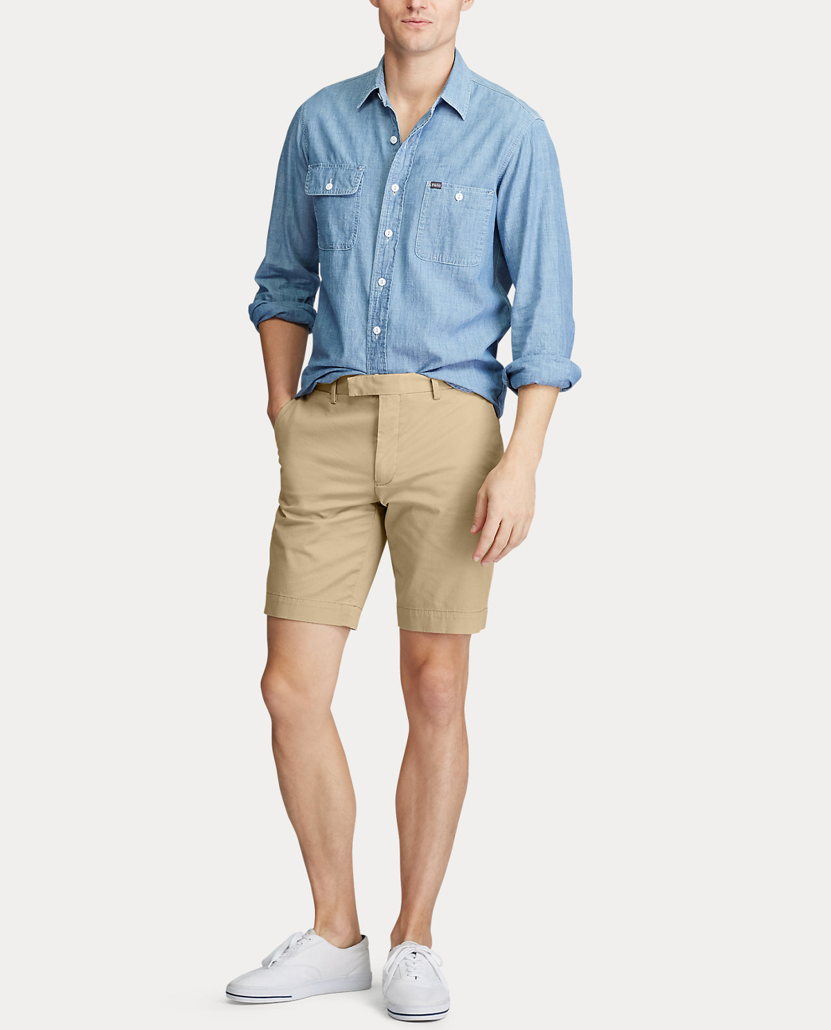 RALPH LAUREN Бежевые шорты Chino Slim Fit Бежевые шорты Chino Slim Fit