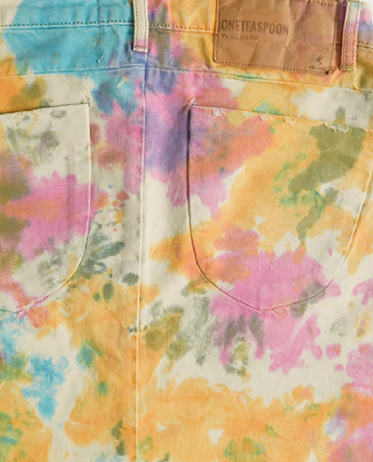 ONE TEASPOON Tie Dye Vanguard Skirt 