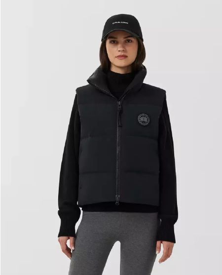 CANADA GOOSE Чорна пухова жилетка Grandview