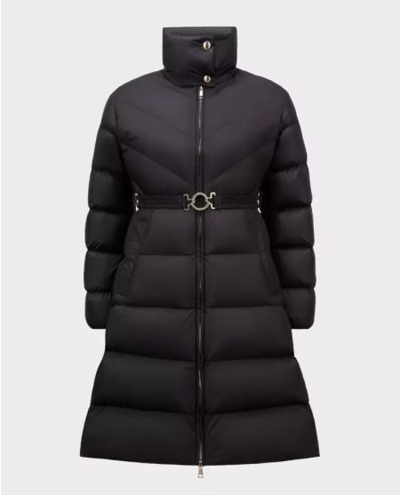 Чорний пуховик MONCLER