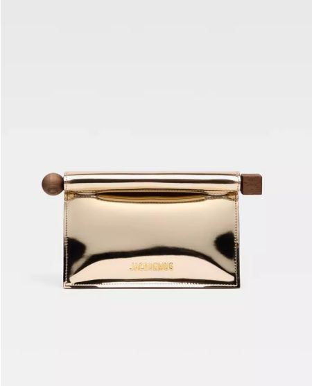 Золотий клатч JACQUEMUS Small Rond Carre