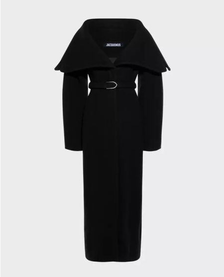 Пальто JACQUEMUS Black Caruso