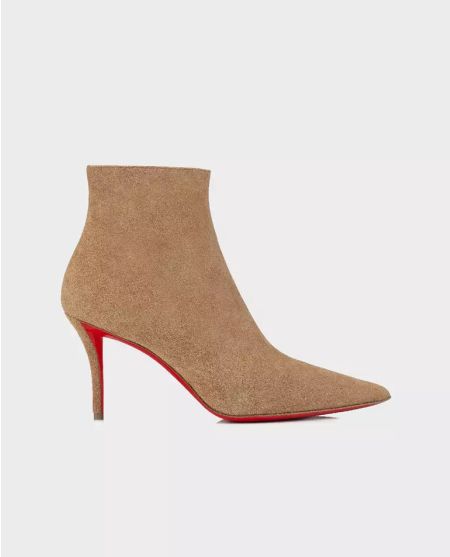 CHRISTIAN LOUBOUTIN Бежеві чоботи на шпильці So Apostropha