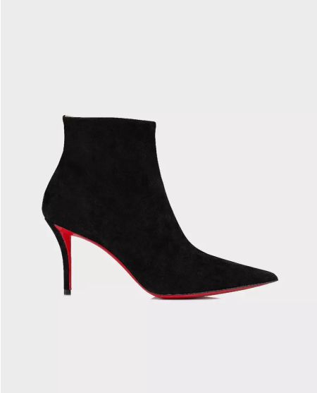 CHRISTIAN LOUBOUTIN Чорні ботильйони на шпильці So Apostropha