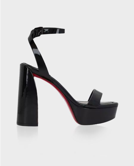 CHRISTIAN LOUBOUTIN Чорні босоніжки на підборах