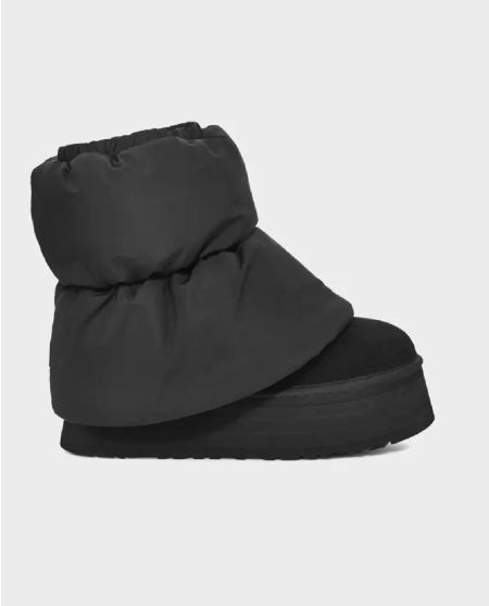 UGG Чорні черевики для снігу Classic Mini Dipper