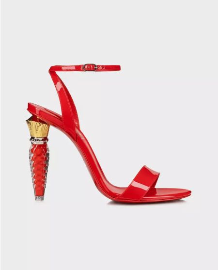 Босоніжки на шпильці CHRISTIAN LOUBOUTIN Red Lipgloss Queen