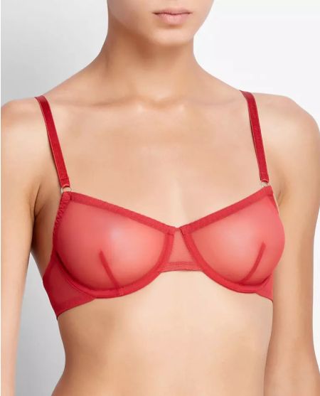 Бюстгальтер із сітки ZHILYOVA LINGERIE Ocean red