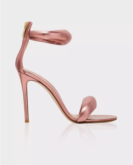 Босоніжки на шпильці GIANVITO ROSSI Pink Bijoux