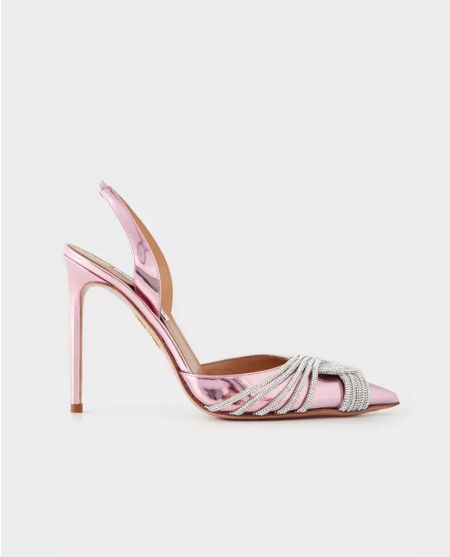 AQUAZZURA Рожеві шпильки Gatsby 10,5 см