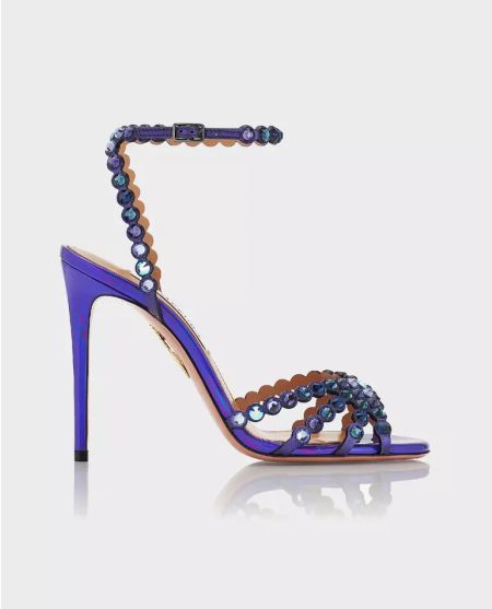 Сандалі на шпильці AQUAZZURA Ultra violet Tequilla