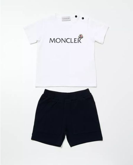 MONCLER KIDS Бавовняна футболка та шорти (комплект)