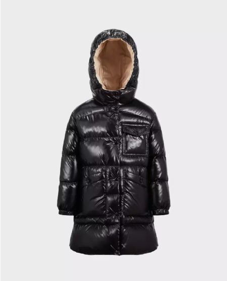 MONCLER KIDS Чорна пухова куртка Beck