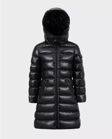 MONCLER KIDS Чорний пуховик Moka Long