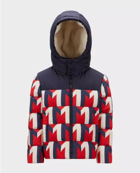 Пуховик MONCLER KIDS Evano з логотипом 6-12 років