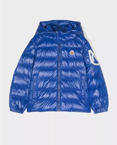 Синій пуховик MONCLER KIDS Saulx 4-14 років