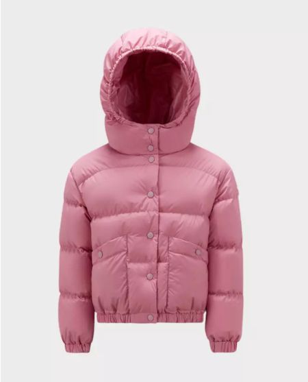 Пуховик MONCLER KIDS рожевий Ebre 4-14 років